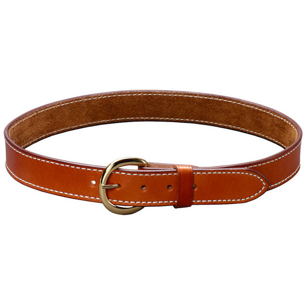 (image for) Casual Western Saddle Tan Plain Leather Belt 42