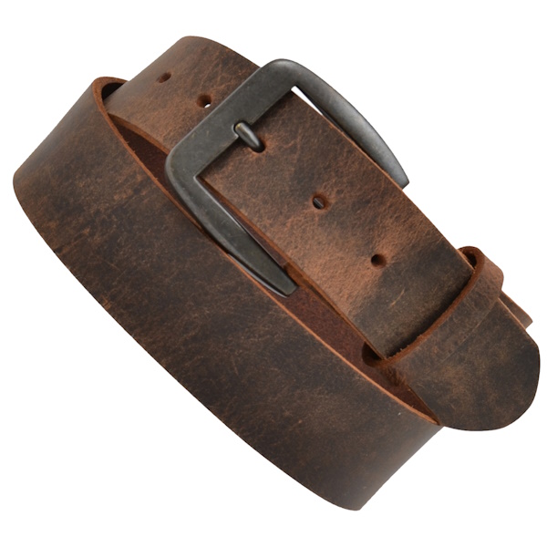 (image for) 1 1/2" Distressed Leather Belt