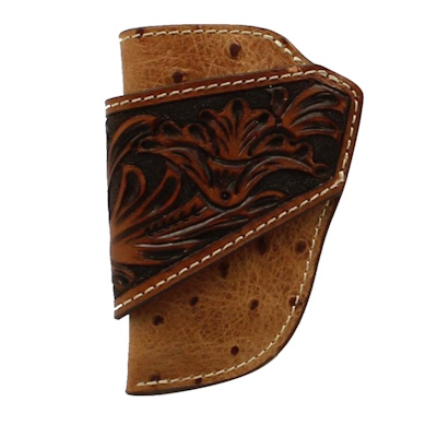 (image for) Knife Sheath Floral Embossed Leather