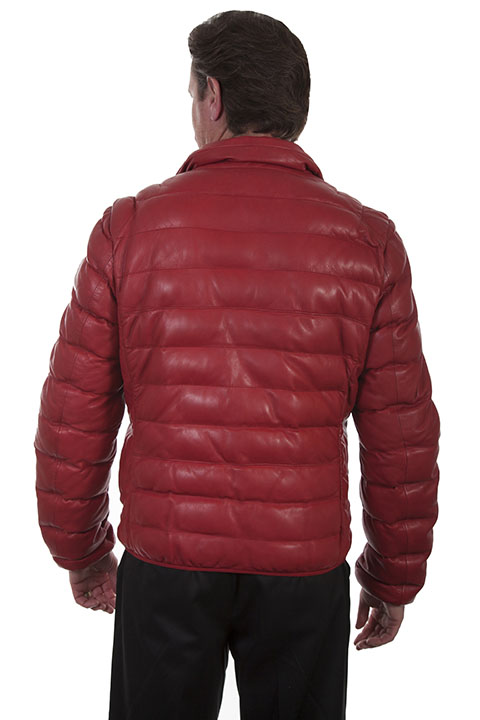 (image for) Ribbed leather jacket