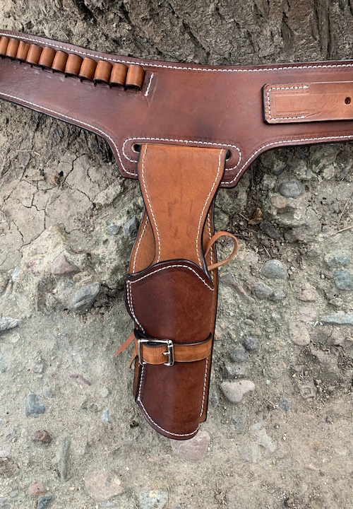 (image for) Gunsmoke Western Drop Loop Gun Belt with Holster