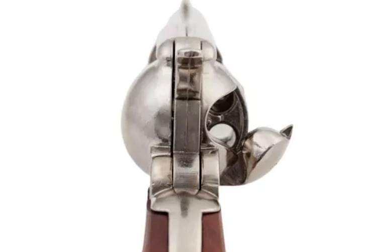 (image for) Nickel Finish M1873 Old West Replica Revolver