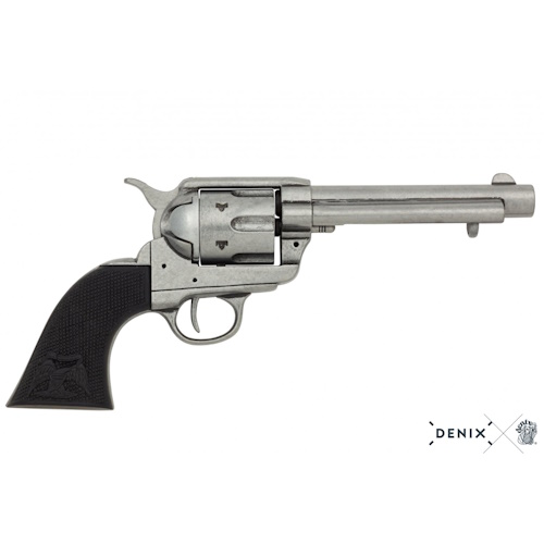 (image for) 1873 Peacemaker 5 1/2 SAA Revolver Black Check Grips