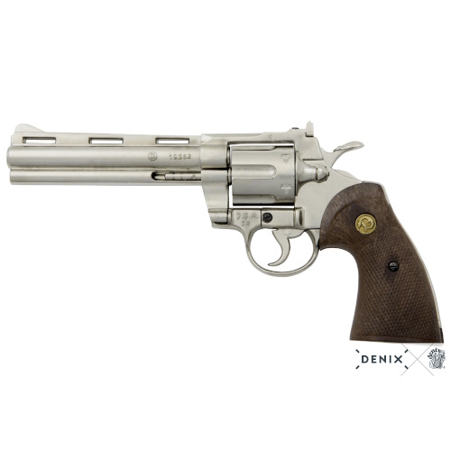 (image for) Python 6 Inch .357 Caliber Replica Polished Nickel