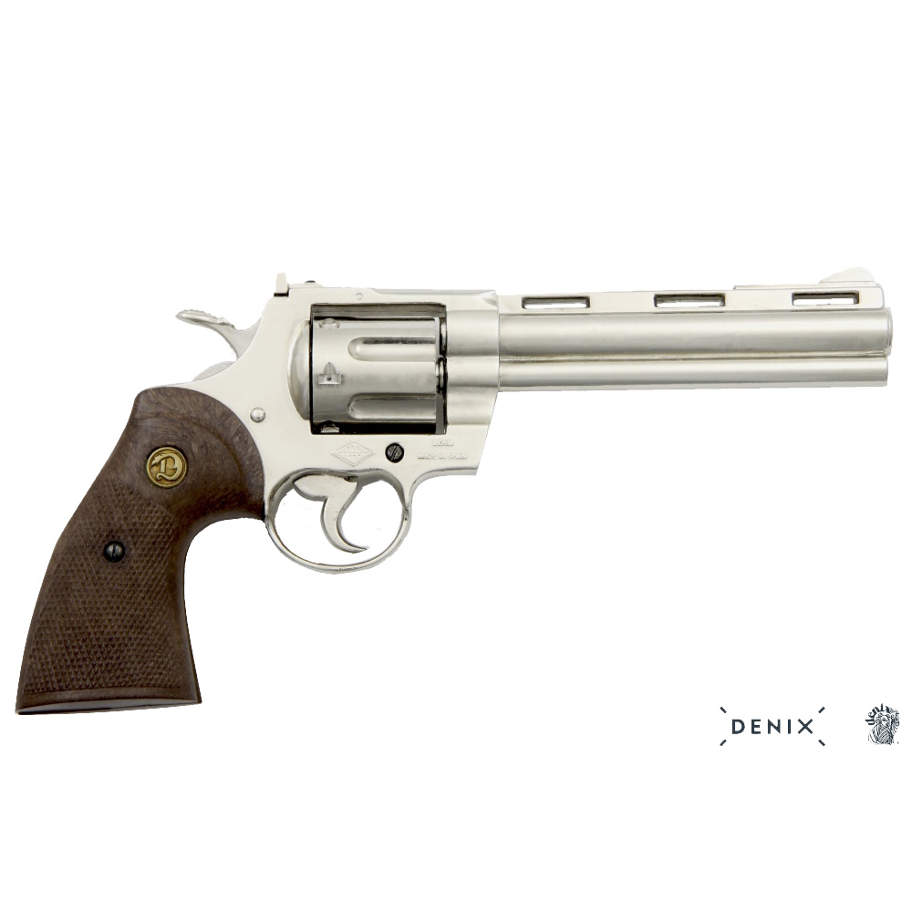 (image for) Python 6 Inch .357 Caliber Replica Polished Nickel