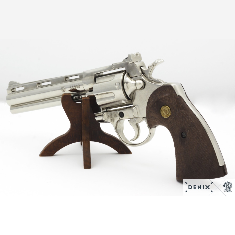 (image for) Python 6 Inch .357 Caliber Replica Polished Nickel