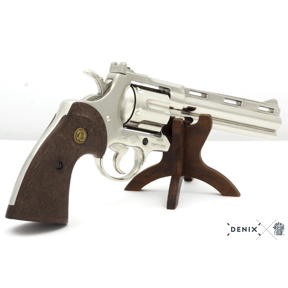 (image for) Python 6 Inch .357 Caliber Replica Polished Nickel