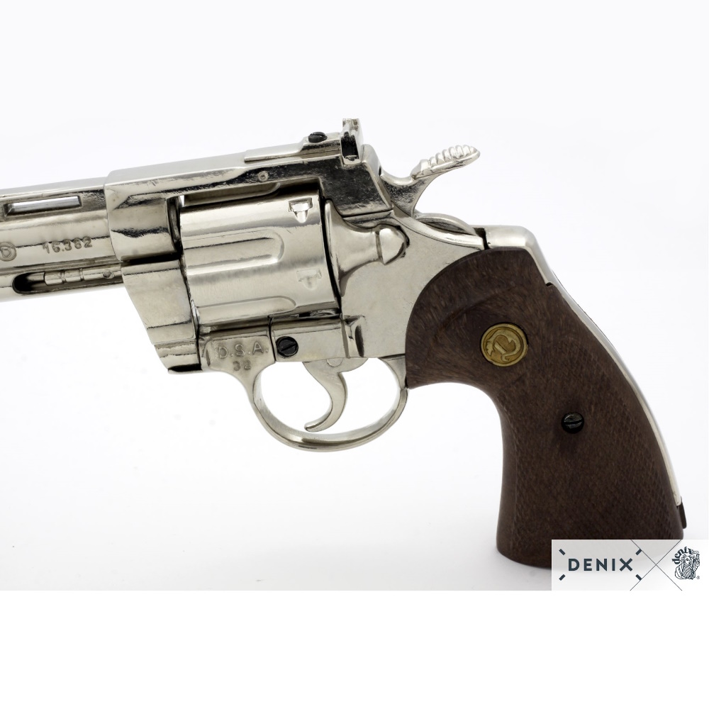 (image for) Python 6 Inch .357 Caliber Replica Polished Nickel