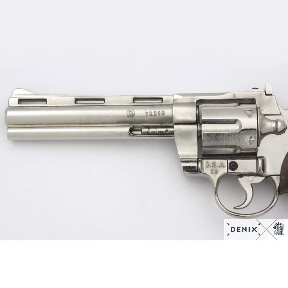 (image for) Python 6 Inch .357 Caliber Replica Polished Nickel