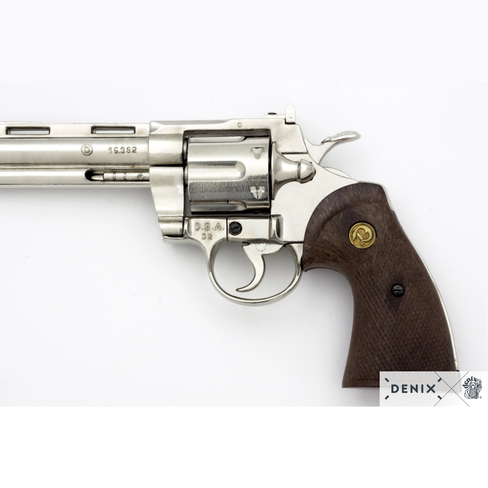 (image for) Python 6 Inch .357 Caliber Replica Polished Nickel