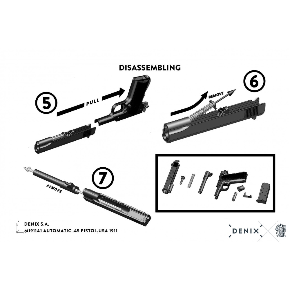 (image for) M1911A1 Government 1911 Automatic Pistol Strippable