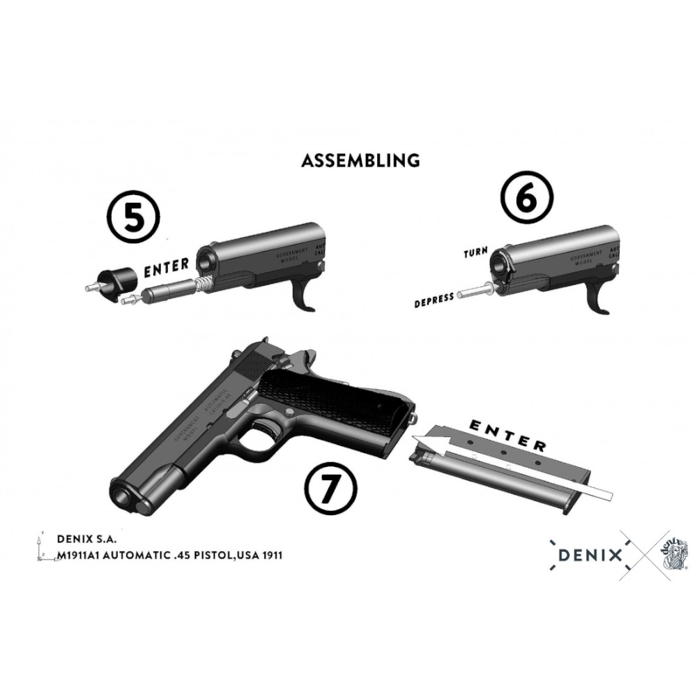 (image for) M1911A1 Government 1911 Automatic Pistol Strippable