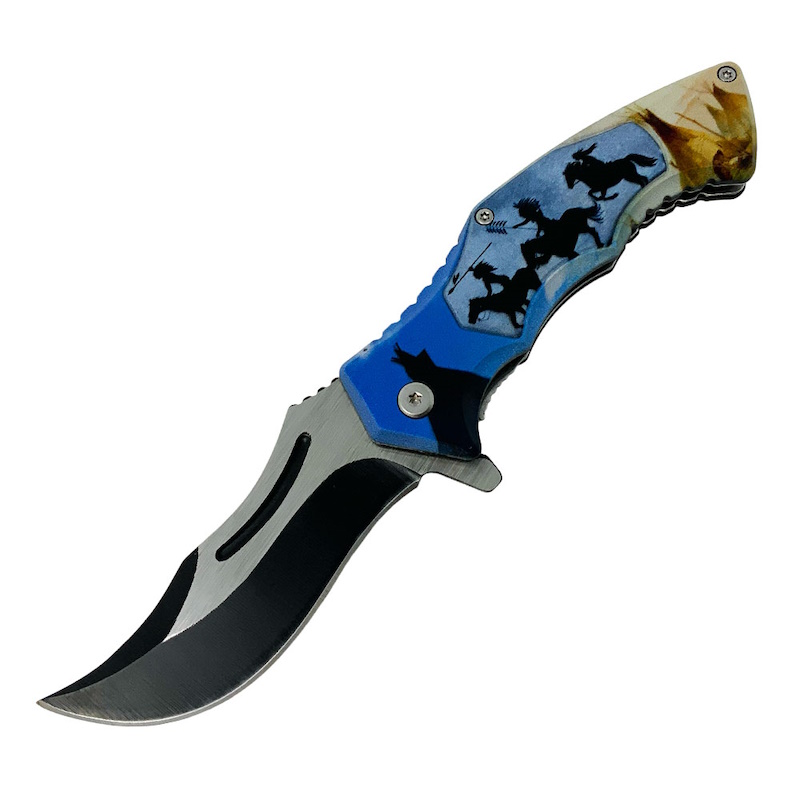 (image for) Dusk Riders Stainless Steel Folding Knife