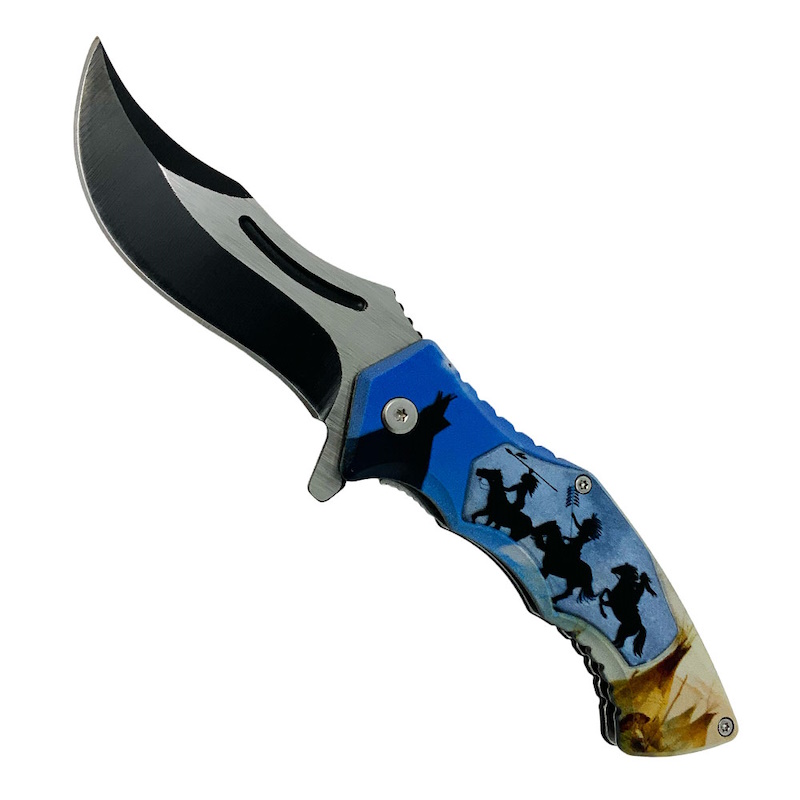 (image for) Dusk Riders Stainless Steel Folding Knife