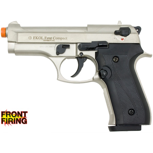 (image for) Firat Compact 92 Front Firing Blank 9MM Semi Automatic Gun