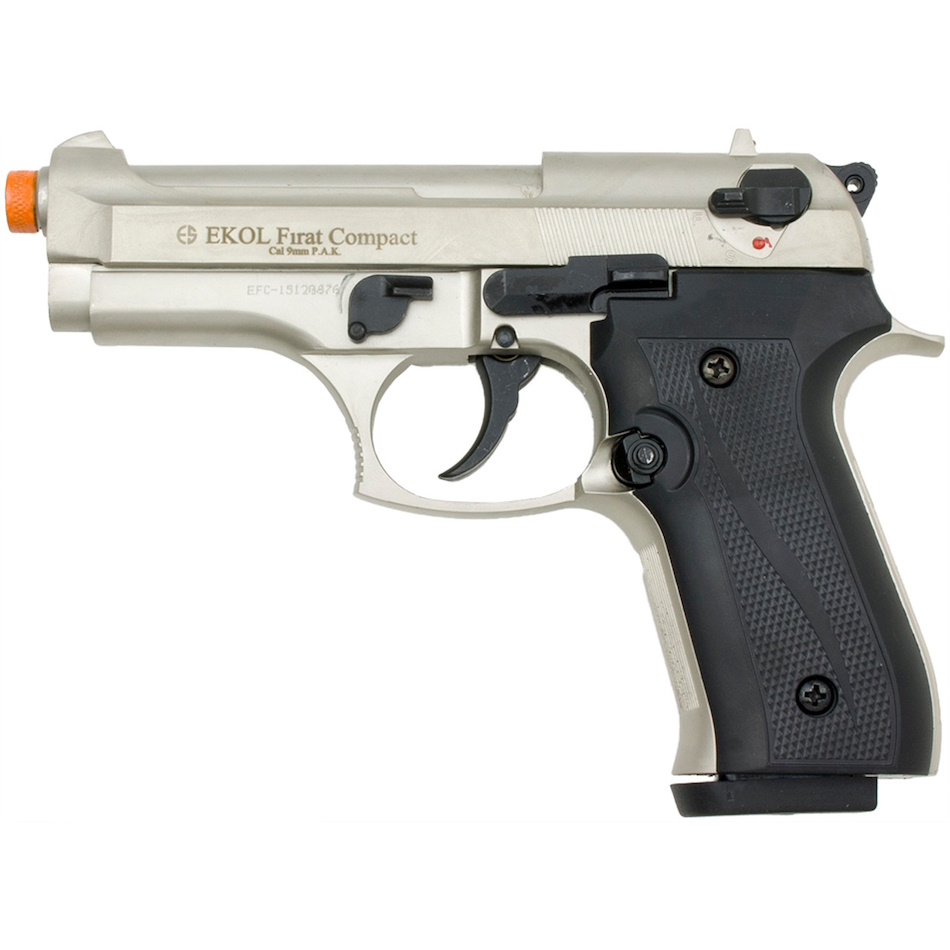 (image for) Firat Compact 92 Front Firing Blank 9MM Semi Automatic Gun