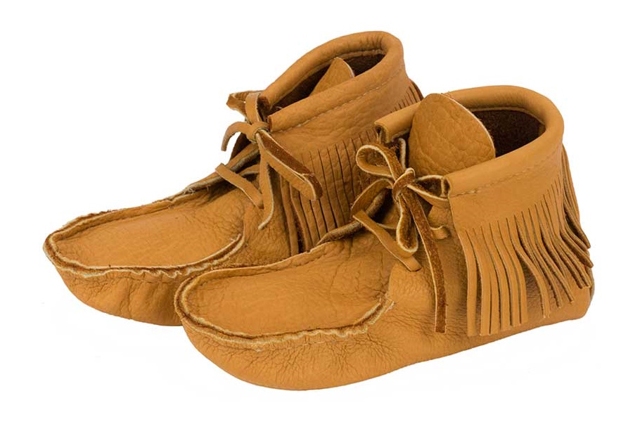 (image for) American Bison Leather Ankle High Moccasins