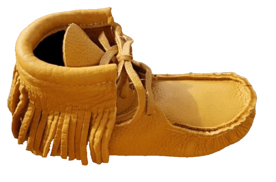 (image for) American Bison Leather Ankle High Moccasins