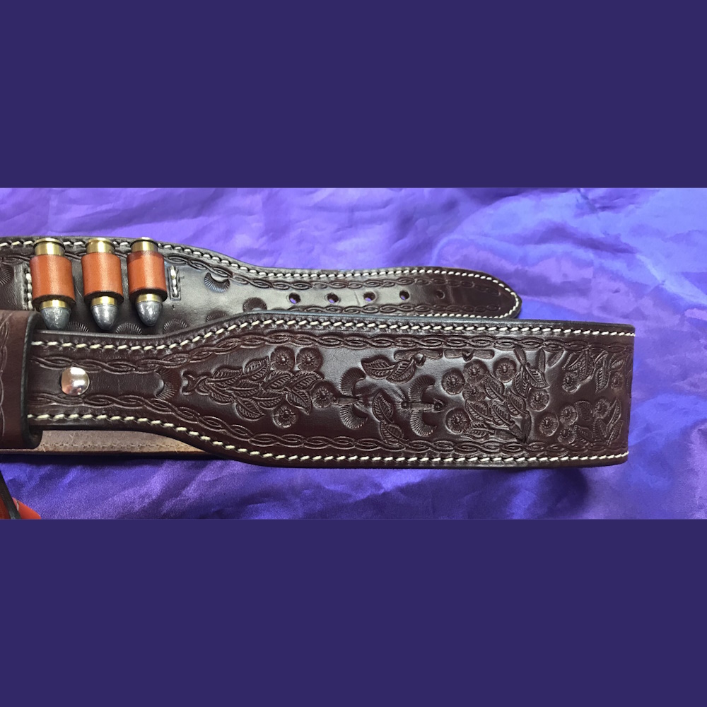 (image for) The Ranch Hand Cartridge Gun Belt and Mares Leg Side Holster