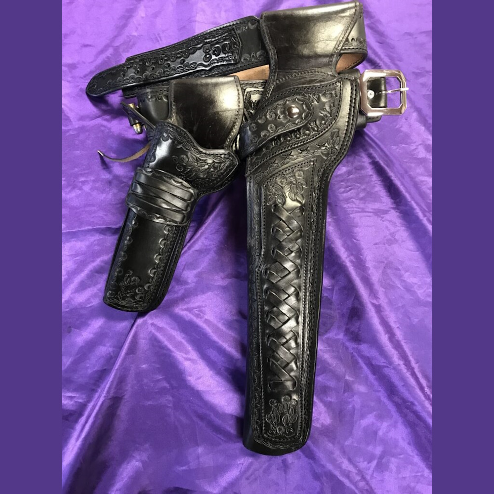 (image for) The Ranch Hand Cartridge Gun Belt and Mares Leg Side Holster