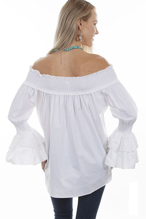 Smocked neck blouse [HC427] : OldTradingPost.com Western Store is an ...