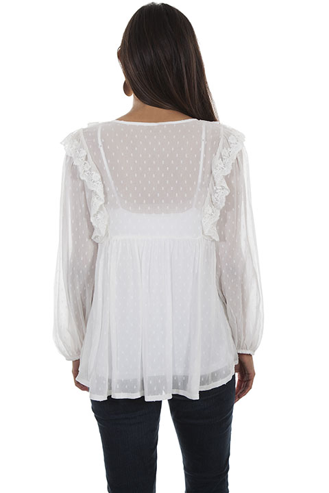 (image for) Swiss dot blouse