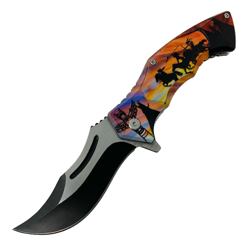 (image for) Horizon Riders Stainless Steel Folding Knife