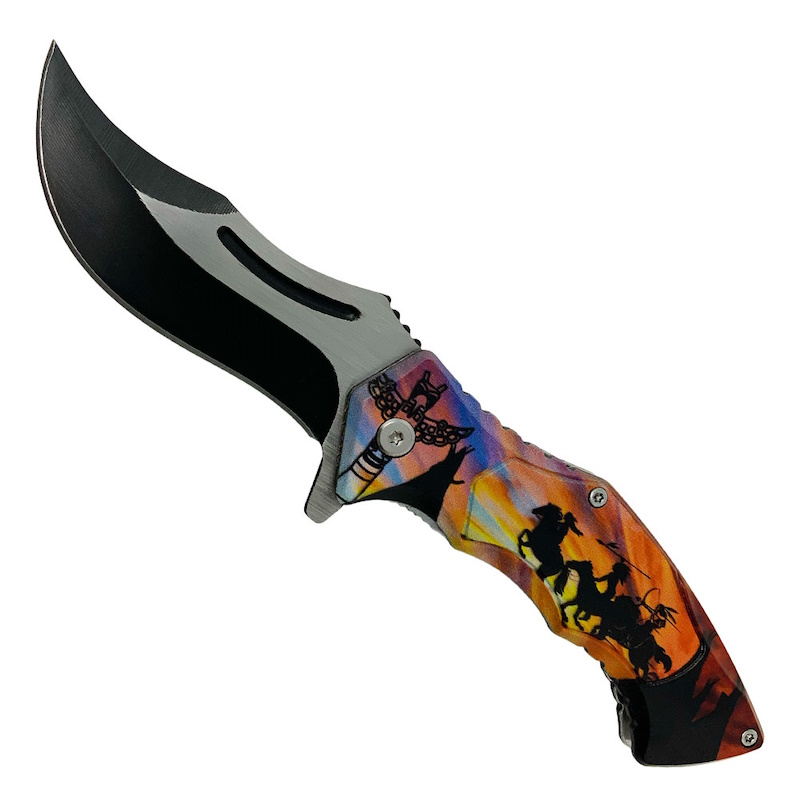 (image for) Horizon Riders Stainless Steel Folding Knife