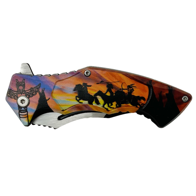 (image for) Horizon Riders Stainless Steel Folding Knife