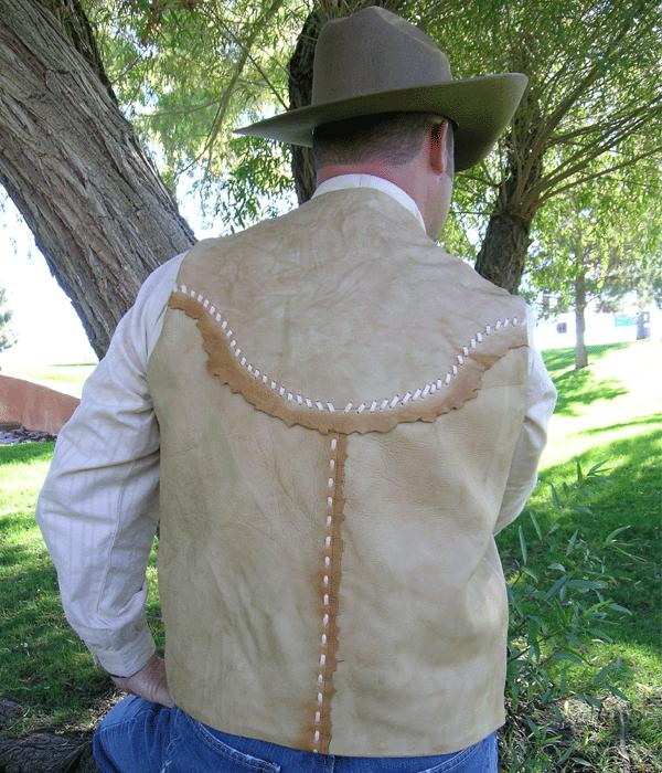 (image for) Rough Cut Natural Cowhide Vest