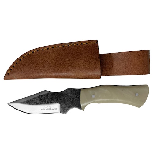 (image for) Old Ram Fixed Blade Full Tang High Carbon Steel Hunting Knife