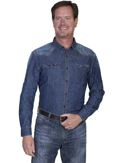 (image for) Signature Series Snap Front Denim Shirt