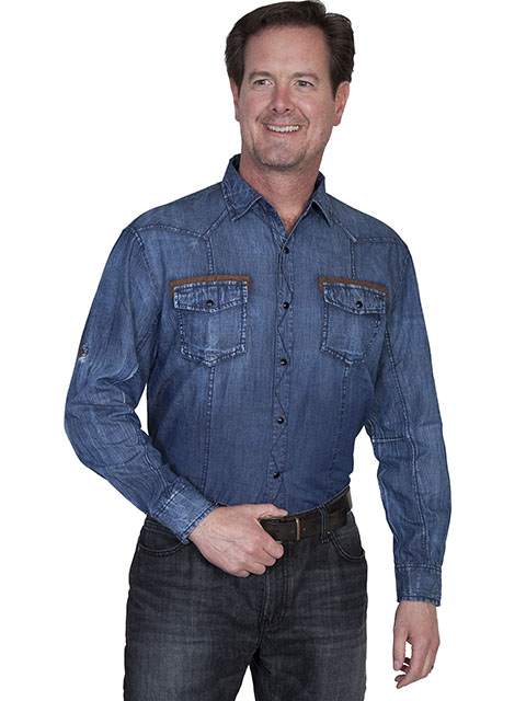 (image for) Signature Series Snap Front Denim Shirt