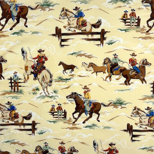 (image for) Rockmount Horses & Riders Western Bandanna