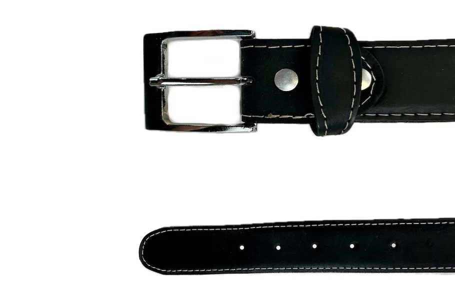 (image for) Sanded Nubuck Full Grain Leather Western Belt