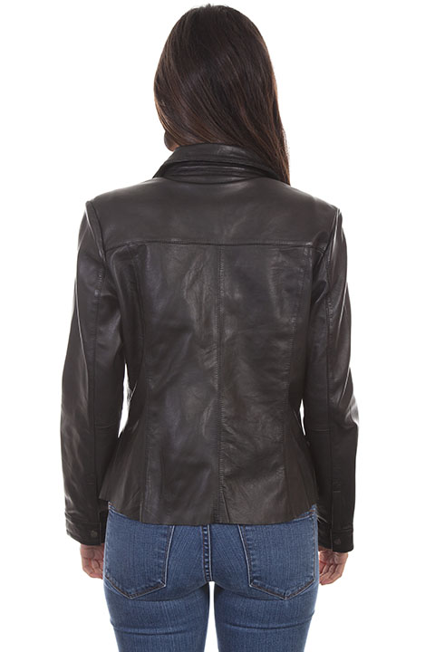 Ladies Soft Lamb Contemporary Leather Jacket [L1024] : OldTradingPost ...