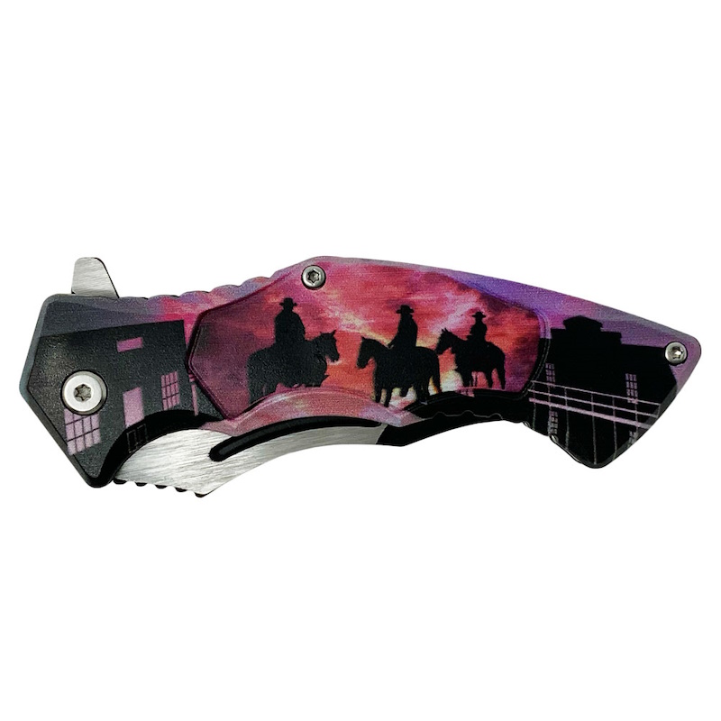 (image for) Sunrise Cowboys Stainless Steel Folding Knife