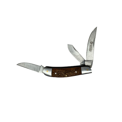 (image for) Triple Edge Rosewood Classic Folding Pocket Knife