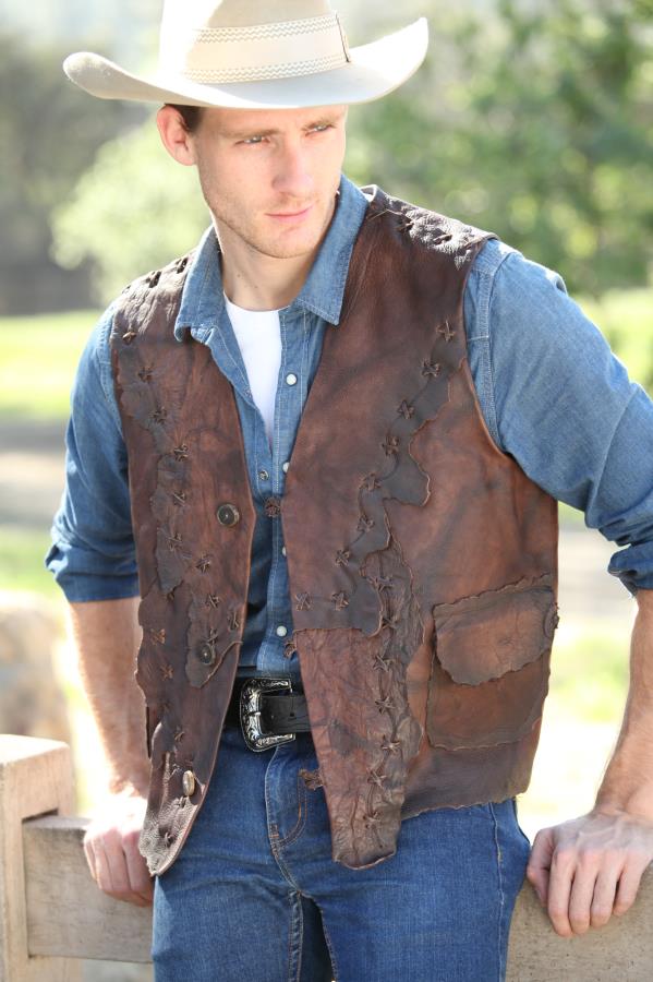 The East-wood Leather Vest