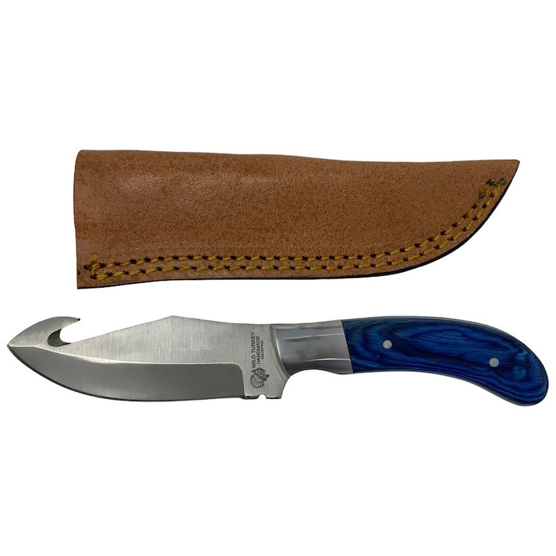 (image for) Wild Turkey Gut Hook Blade Skinning Knife with Sheath