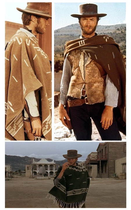 (image for) Clint Eastwood 100% Wool Poncho