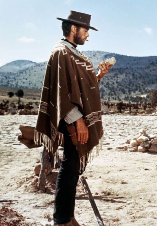 (image for) Clint Eastwood 100% Wool Poncho