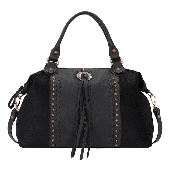 (image for) Cowtown Large Zip-Top Satchel w/ Conceal Carry Pocket