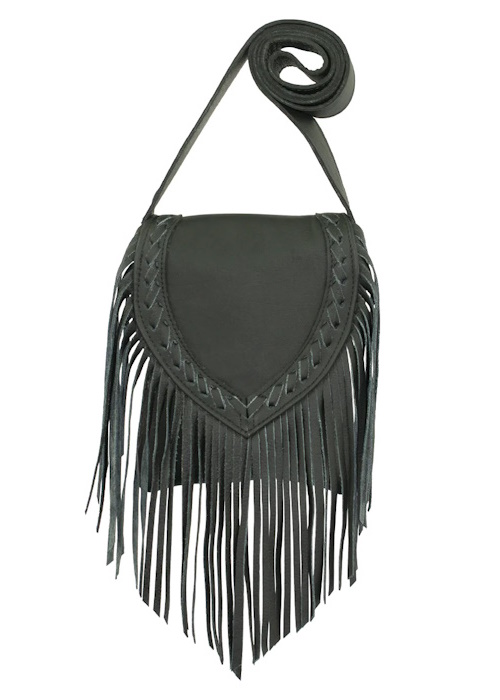 (image for) Fringed Cowgirl Crossbody Flap Bag