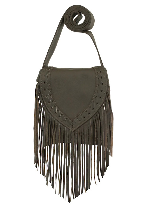 (image for) Fringed Cowgirl Crossbody Flap Bag