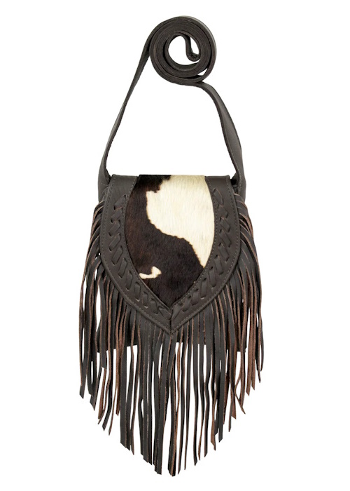 (image for) Fringed Cowgirl Crossbody Flap Bag