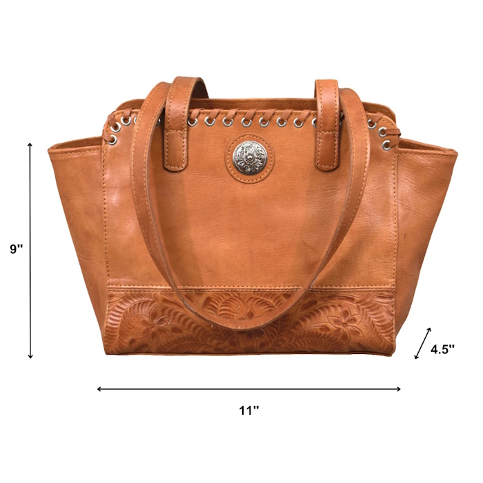 (image for) Harvest Moon Zip-Top Tote w/ Conceal Carry Pocket