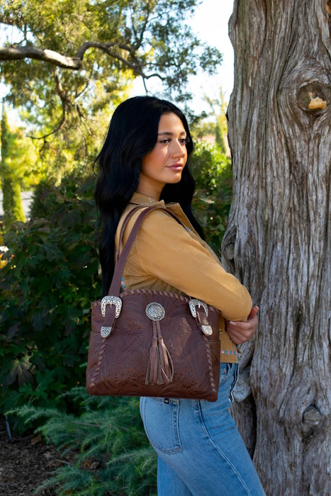 (image for) Lariats & Lace Tote w/ Conceal Carry Pocket