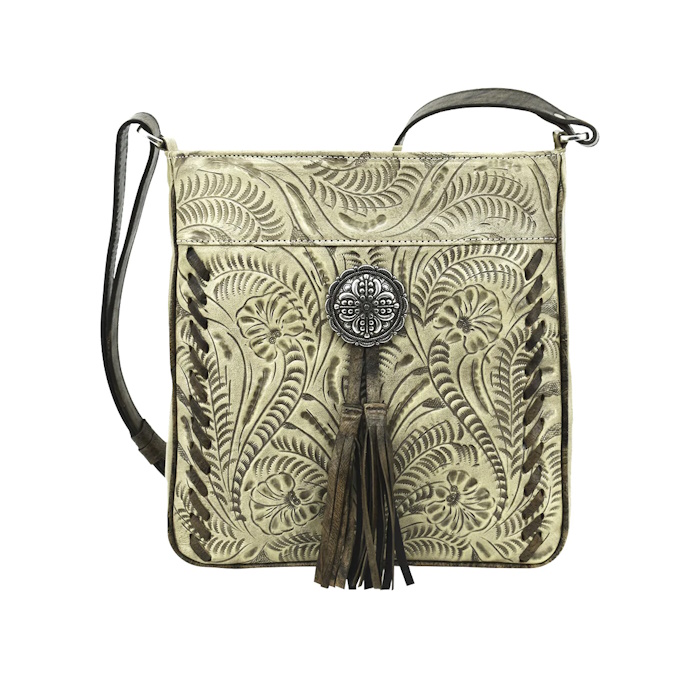 (image for) Lariats & Lace Zip-Top Messenger Bag