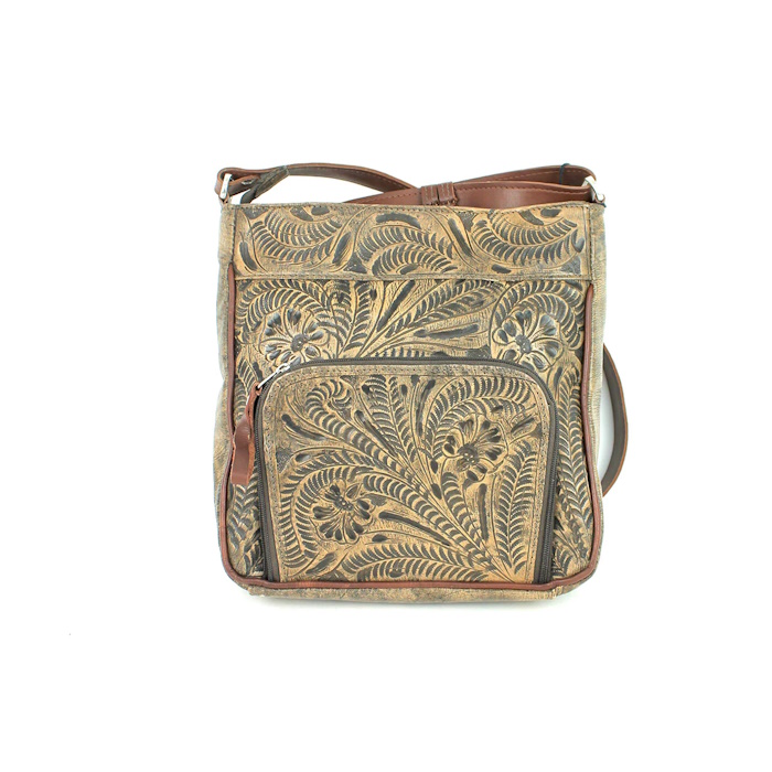 (image for) Lariats & Lace Zip-Top Messenger Bag